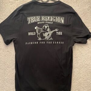 True Religion Black Graphic Tee
